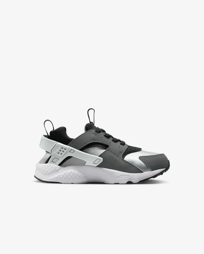 Younger Kids 3 8211 7 Years Kids Nike Huarache Run 20 Blacklight Smoke Greyblue Tintiron Grey