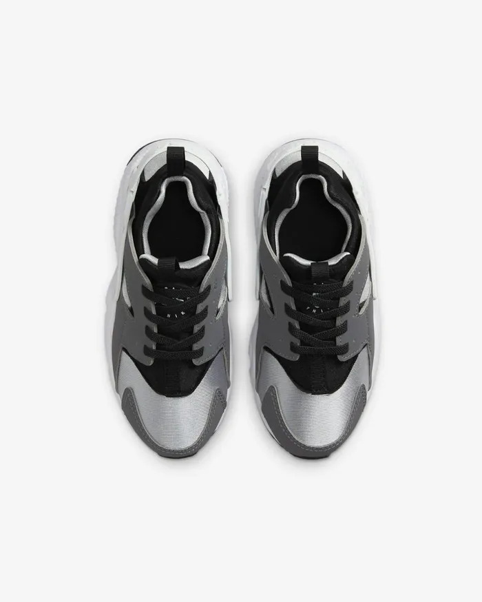 Younger Kids 3 8211 7 Years Kids Nike Huarache Run 20 Blacklight Smoke Greyblue Tintiron Grey