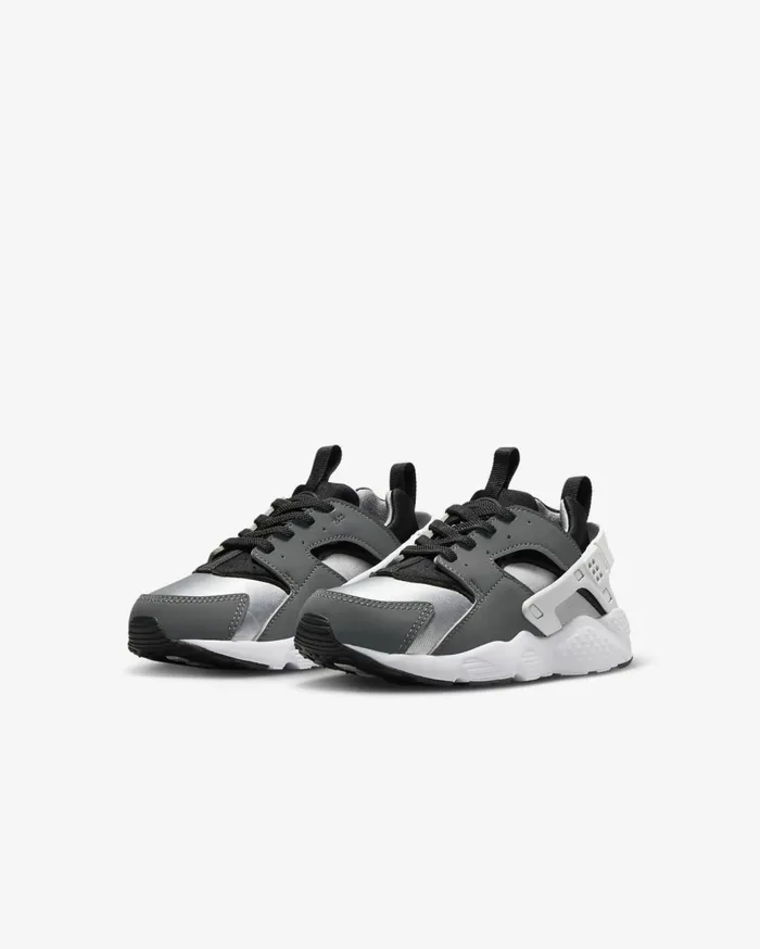 Younger Kids 3 8211 7 Years Kids Nike Huarache Run 20 Blacklight Smoke Greyblue Tintiron Grey