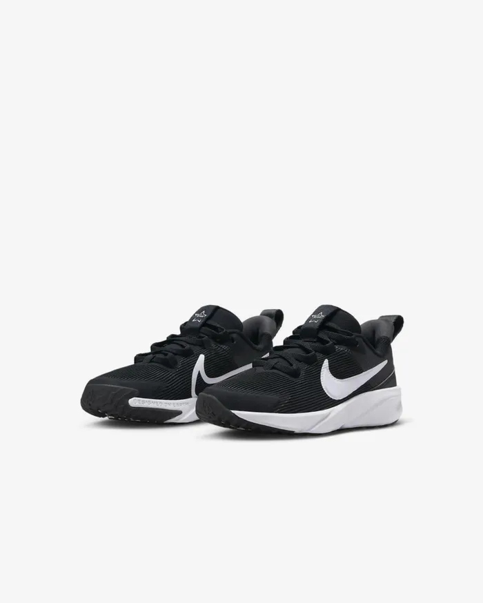 Younger Kids 3 8211 7 Years Kids Nike Star Runner 4 Blackanthracitewhite