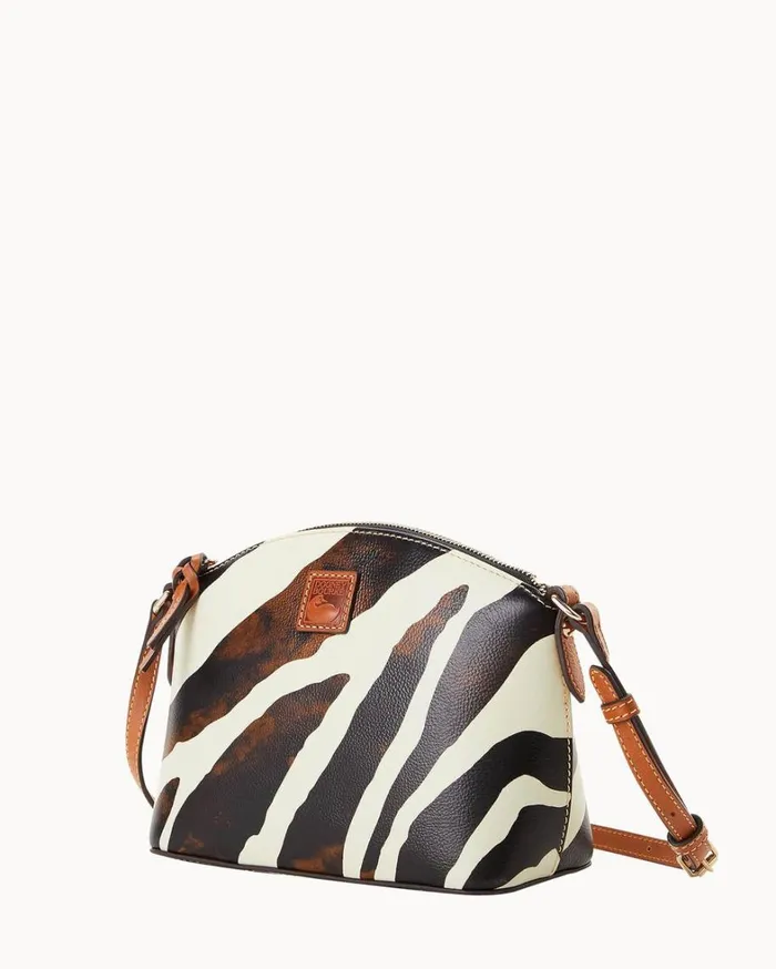 Zebra Leather Suki Crossbody Zebra Women Dooney and Bourke Crossbodies Zebra Leather Suki Crossbody Zebra Women Dooney and Bourke Crossbodies
