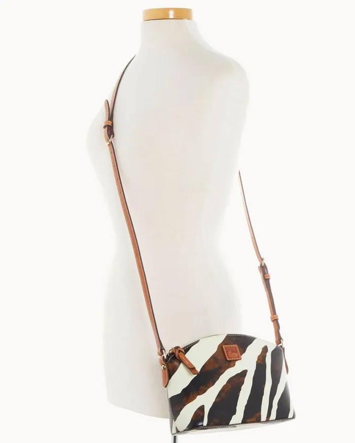 Zebra Leather Suki Crossbody Zebra Women Dooney and Bourke Crossbodies Zebra Leather Suki Crossbody Zebra Women Dooney and Bourke Crossbodies